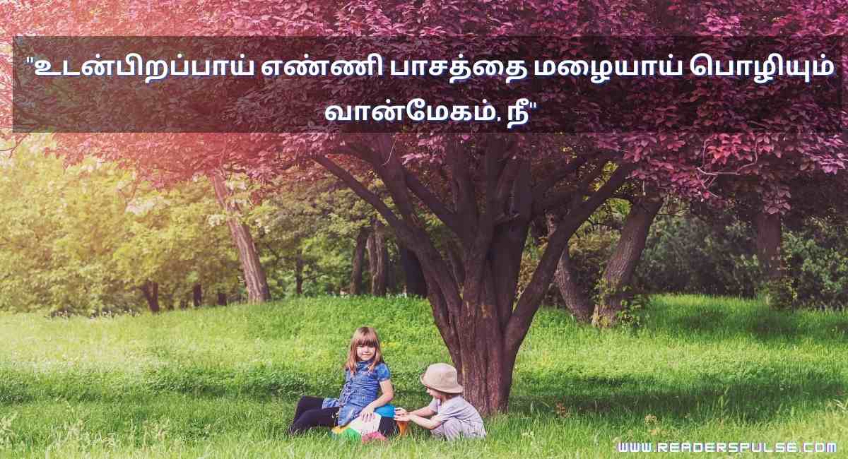 Brother & Sister Quotes in Tamil 